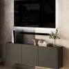 Wohnen Tv & Hifi-Möbel|Lowboards<Hängendes TV Element in Dunkelgrau - Jeveda