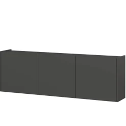 Wohnen Tv & Hifi-Möbel|Lowboards<Hängendes TV Element in Dunkelgrau - Jeveda