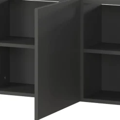 Wohnen Tv & Hifi-Möbel|Lowboards<Hängendes TV Element in Dunkelgrau - Jeveda