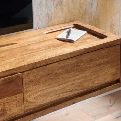 Wohnen Tv & Hifi-Möbel|Lowboards<Hängendes TV Lowboard mit drei Schubladen - Baham