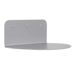 Wohnen Regale<Hängeregal aus Stahl in Taupe - Avenza
