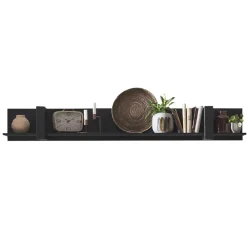 Wohnen Regale<Hängeregal in Schwarz - 180 cm - Dudleys