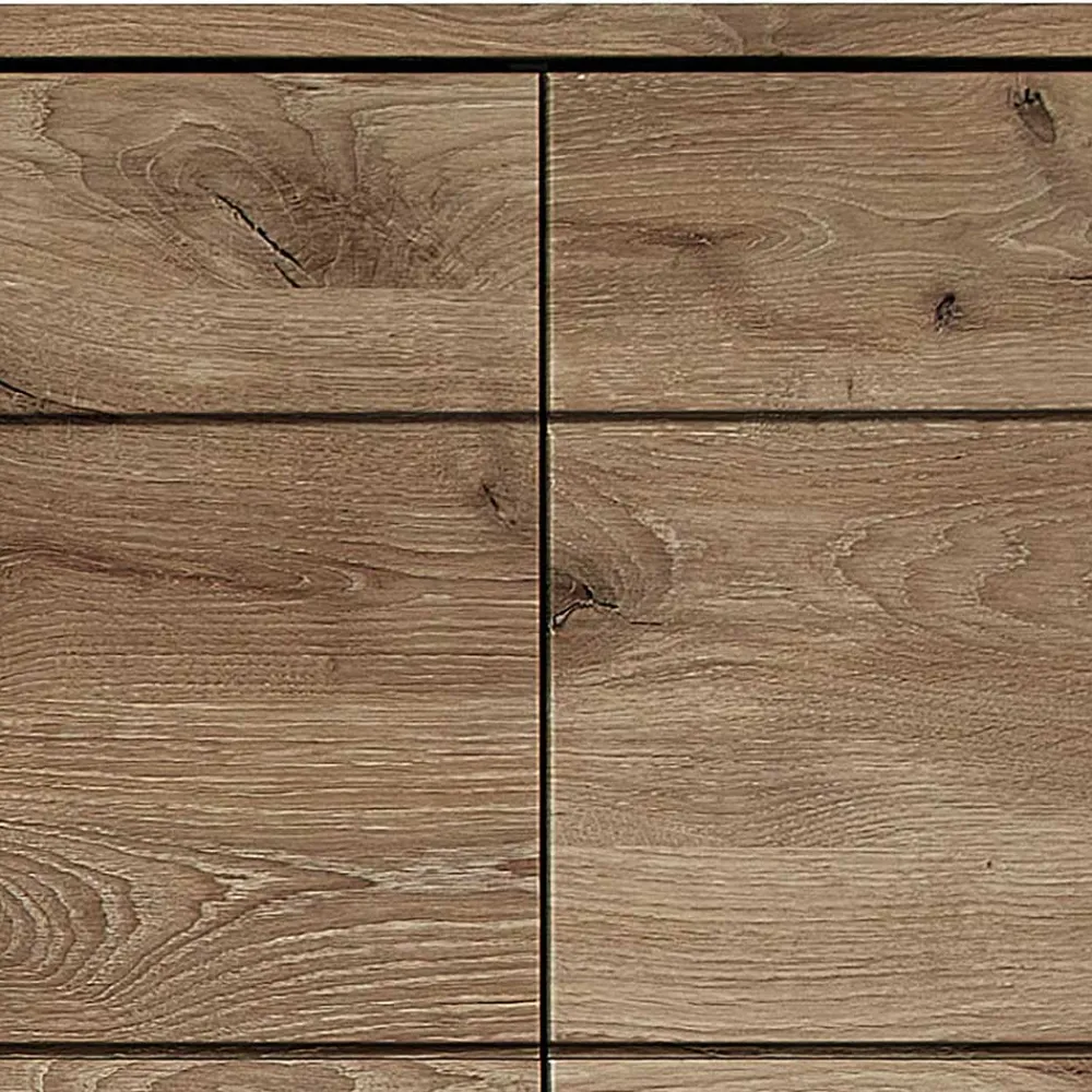 Wohnen Vitrinen<Hängeschrank mit Glas in Wildeiche NB - Zelio