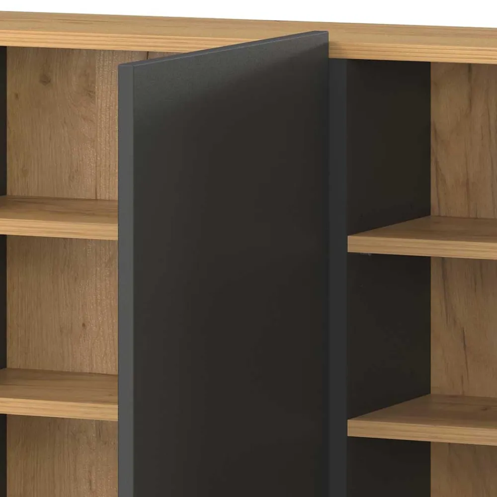 Wohnen Garderoben<Hänge-Schuhschrank & Rundspiegel Set - Calisian (zweiteilig)