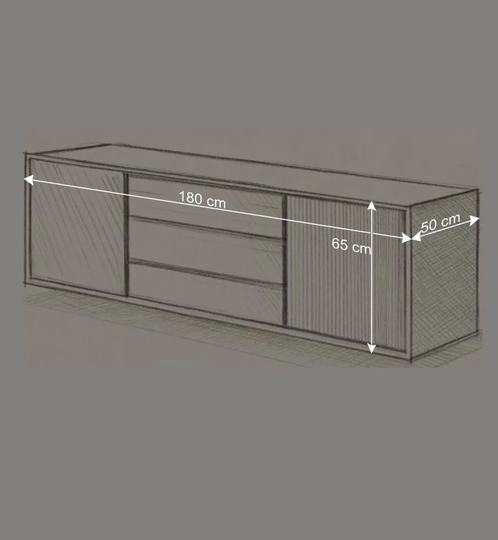 Wohnen Tv & Hifi-Möbel|Lowboards<Hänge-Sideboard mit 180 cm Breite - Fredellia