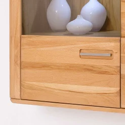 Wohnen Vitrinen<Hängevitrine Athias aus Kernbuche teilmassiv