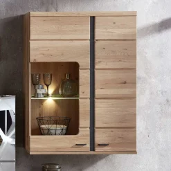 Wohnen Vitrinen<Hängevitrine mit LED Beleuchtung - Mattadore