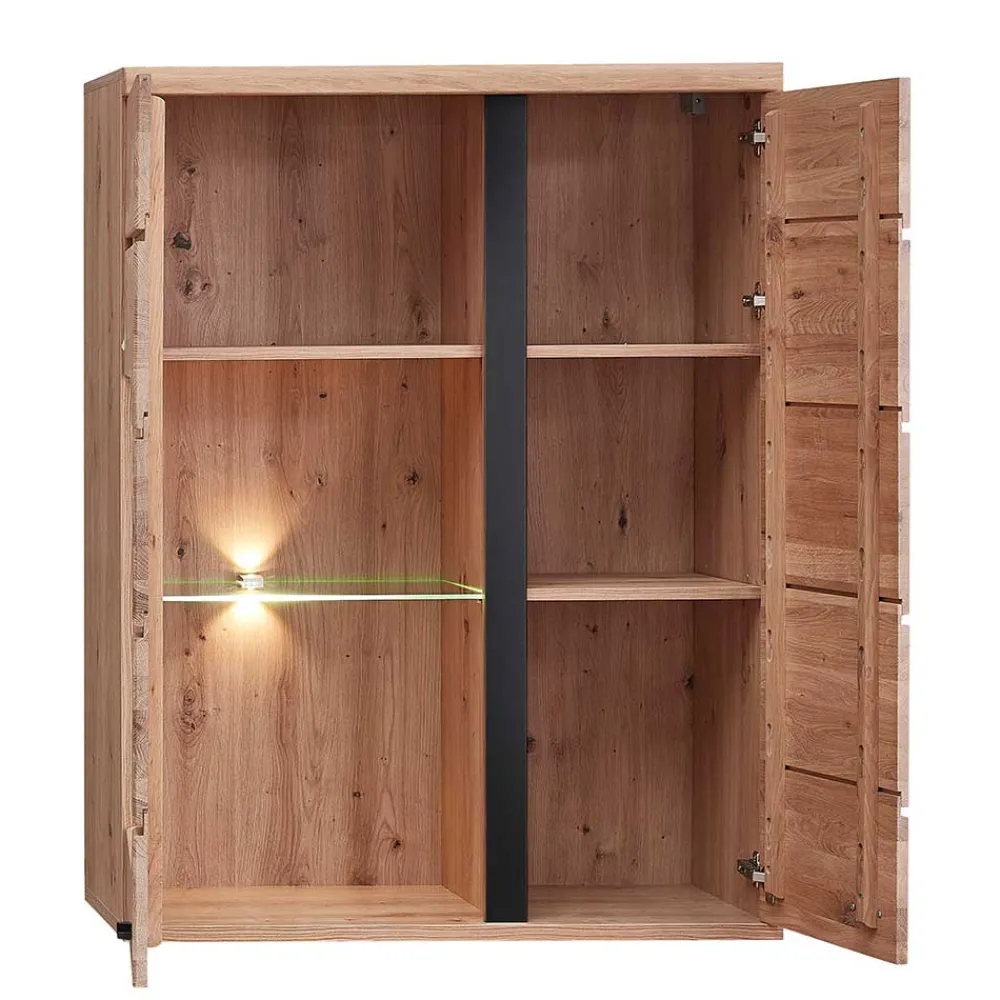 Wohnen Vitrinen<Hängevitrine mit LED Beleuchtung - Mattadore