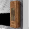 Wohnen Vitrinen<Hängevitrine Vaskov aus Wildeiche Massivholz