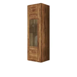 Wohnen Vitrinen<Hängevitrine Vaskov aus Wildeiche Massivholz