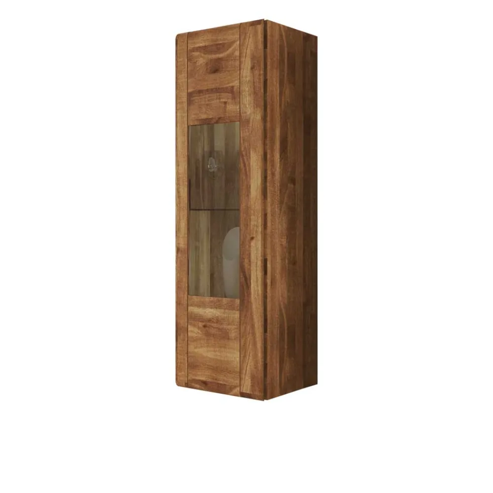 Wohnen Vitrinen<Hängevitrine Vaskov aus Wildeiche Massivholz