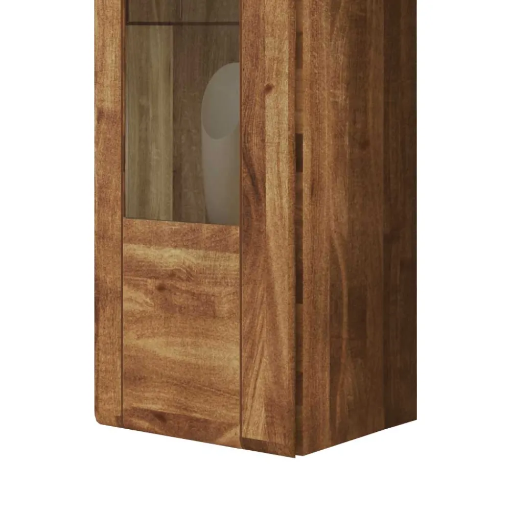 Wohnen Vitrinen<Hängevitrine Vaskov aus Wildeiche Massivholz