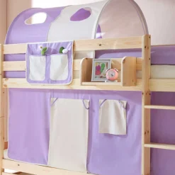 Wohnen Betten<Hochbett Luisa in Kiefer Massivholz