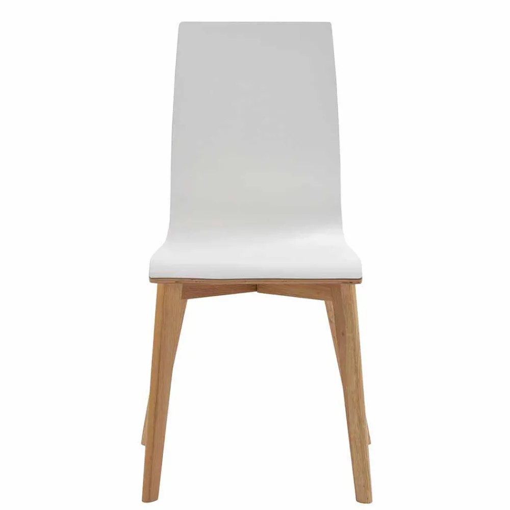 Wohnen Stühle<Hochdrucklaminat Stuhl in Weiß - Sonda (2er Set)