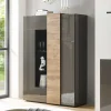 Wohnen Schränke<Hochglanz Highboard mit Glas - Eracosta