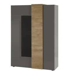 Wohnen Schränke<Hochglanz Highboard mit Glas - Eracosta