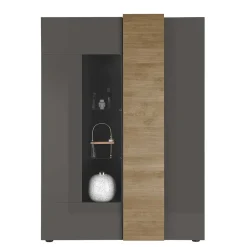 Wohnen Schränke<Hochglanz Highboard mit Glas - Eracosta