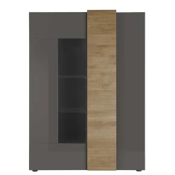 Wohnen Schränke<Hochglanz Highboard mit Glas - Eracosta