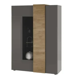 Wohnen Schränke<Hochglanz Highboard mit Glas - Eracosta