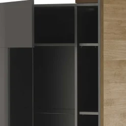 Wohnen Schränke<Hochglanz Highboard mit Glas - Eracosta