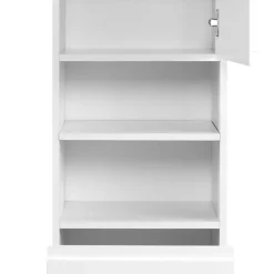 Wohnen Schränke<Hochglanz Hochschrank Concetada in Weiß