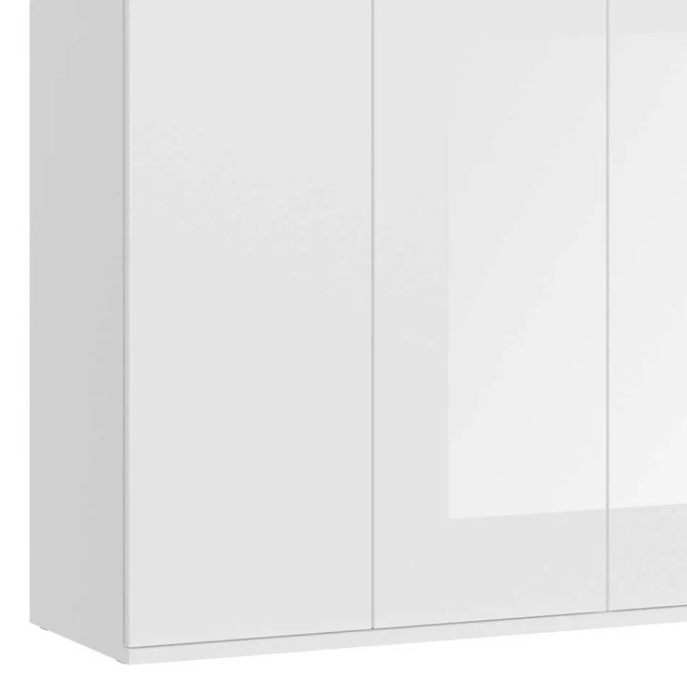 Wohnen Kleiderschränke<Hochglanz Kleiderschrank 6-türig - Ejulia (zweiteilig)