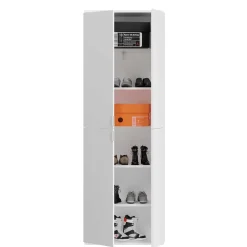 Wohnen Kleiderschränke<Hochglanz Kleiderschrank 6-türig - Ejulia (zweiteilig)
