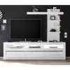Wohnen Tv & Hifi-Möbel|Lowboards<Hochglanz Lowboard fürs TV in Weiß Mextra mit 3 Schubladen
