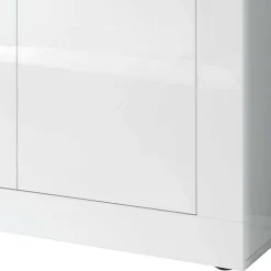 Wohnen Sideboards<Hochglanz Sideboard in Weiß 4-türig - Sogno