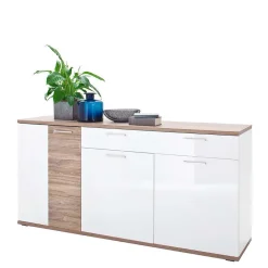 Wohnen Sideboards<Hochglanz Sideboard in Weiß - Icadro