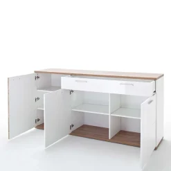Wohnen Sideboards<Hochglanz Sideboard in Weiß - Icadro