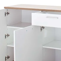 Wohnen Sideboards<Hochglanz Sideboard in Weiß - Icadro