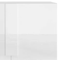 Wohnen Sideboards<Hochglanz Sideboard mit 4 Türen in Weiß - Kerym