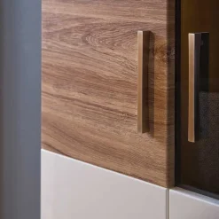 Wohnen Schränke<Hochglanz Vitrine in Weiß - Icadro