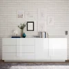 Wohnen Sideboards<Hochglänzendes Sideboard in Weiß - Kerym