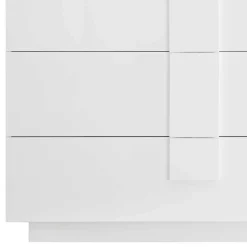 Wohnen Sideboards<Hochglänzendes Sideboard in Weiß - Kerym
