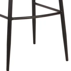 Wohnen Hocker<Hochhocker in Rostfarben Braun Samt - Zykla (2er Set)