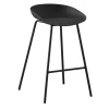 Wohnen Hocker<Hochhocker in Schwarz Kunststoff PP - Terryola (4er Set)