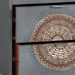 Wohnen Kommoden<Hochkommode - dekorativ mit Mandalas - Mesusco