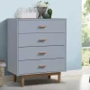 Wohnen Kommoden<Hochkommode - zweifarbiger Scandi Chic - Caldaro