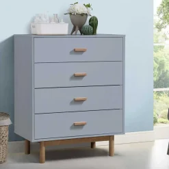 Wohnen Kommoden<Hochkommode - zweifarbiger Scandi Chic - Caldaro