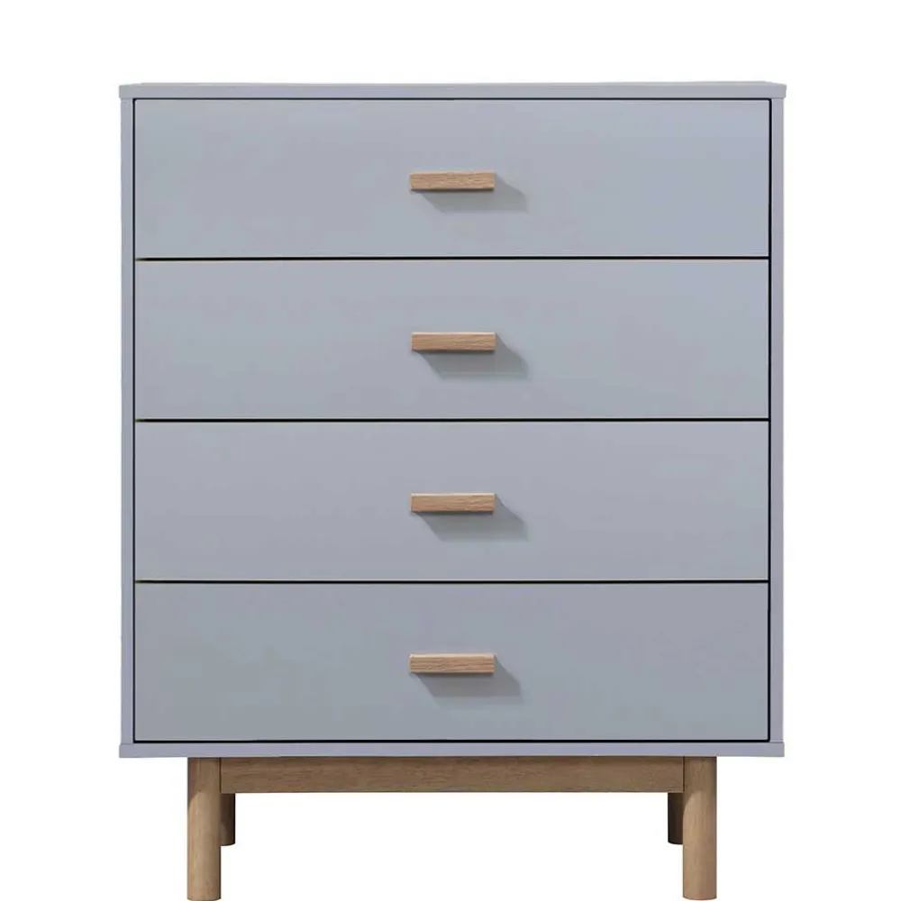 Wohnen Kommoden<Hochkommode - zweifarbiger Scandi Chic - Caldaro