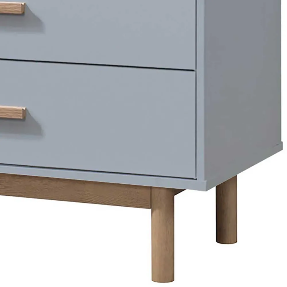 Wohnen Kommoden<Hochkommode - zweifarbiger Scandi Chic - Caldaro