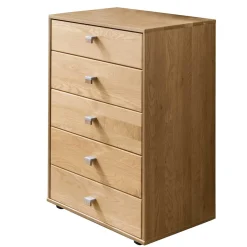 Wohnen Kommoden<Hochkommode aus Eiche Massivholz - Emdsiva II