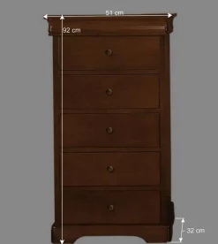 Wohnen Kommoden<Hochkommode im klassischen Stil - Lemerzi