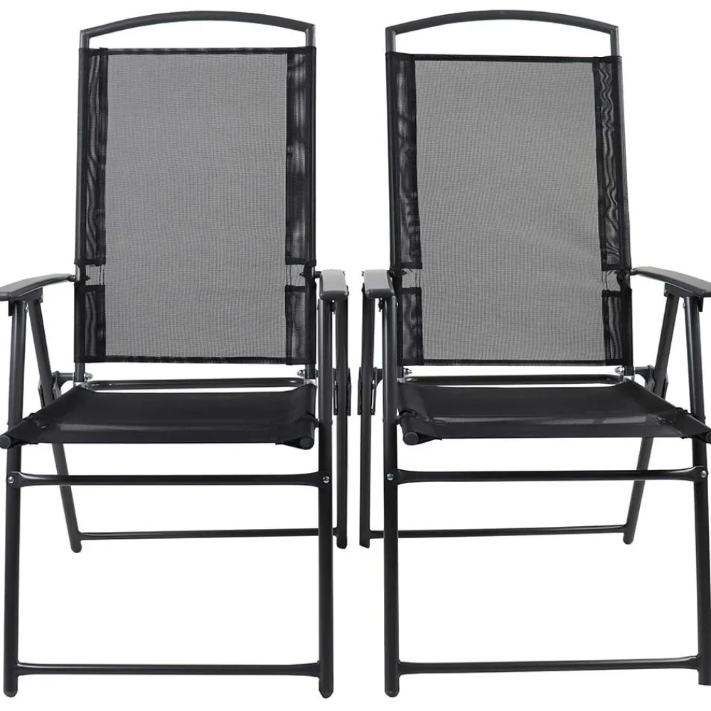 Wohnen Stühle<Hochlehner Gartenstühle klappbar - Alcamo (2er Set)