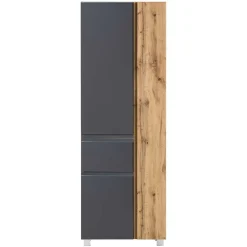 Wohnen Schränke<Hochschrank mit drei Türen mit Schublade - Jambi