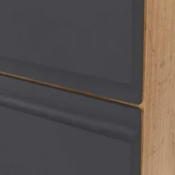 Wohnen Schränke<Hochschrank mit drei Türen mit Schublade - Jambi