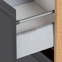 Wohnen Schränke<Hochschrank mit drei Türen mit Schublade - Jambi