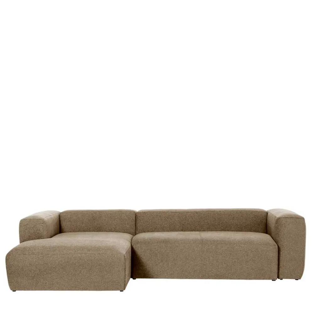 Wohnen Sofas<Hochwertige Chenille Eckcouch in Beige - Crotone